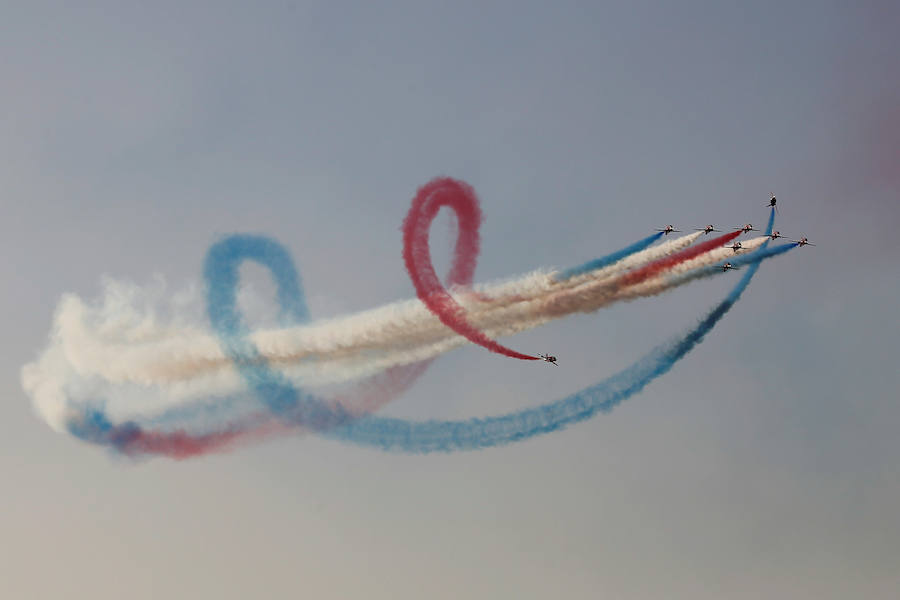 La capital griega fue escenario de un evento en el que participaron los mejores pilotos de aviones del mundo