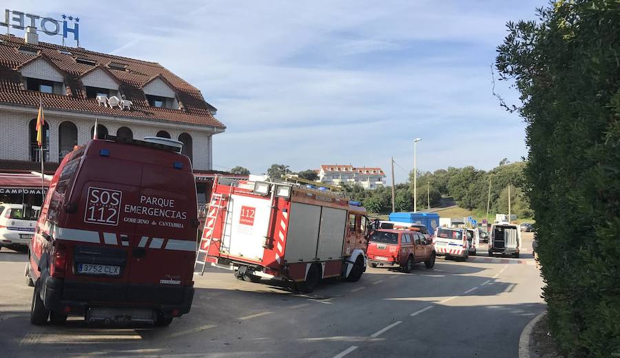 Dieciséis heridos, ocho de ellos graves, por una fuga de gas en un hotel de Isla.