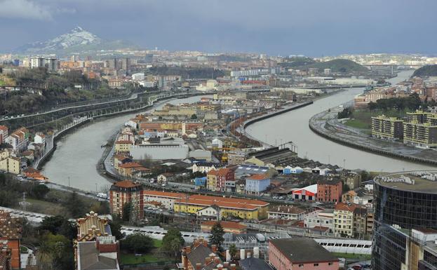 Vista aérea de Zorrozaurre.