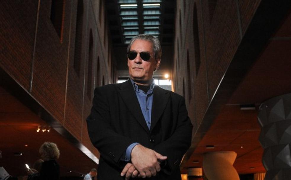 Paul Auster, fotografiado en Bilbao. 