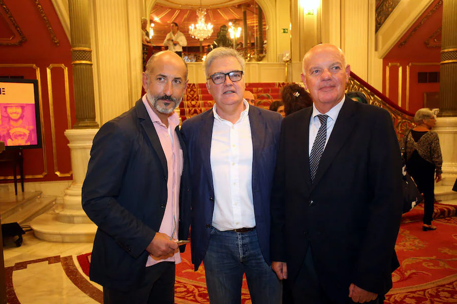 Aitor Elizegi, Iñaki Uranga y Txuskan Coterón.