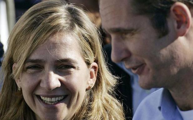 Cristina de Borbón, junto a su marido Iñaki Urdangarín.