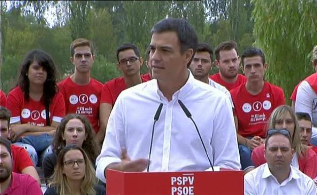 Pedro Sánchez: «El PSOE siempre va a reivindicar el diálogo como forma de hacer política»