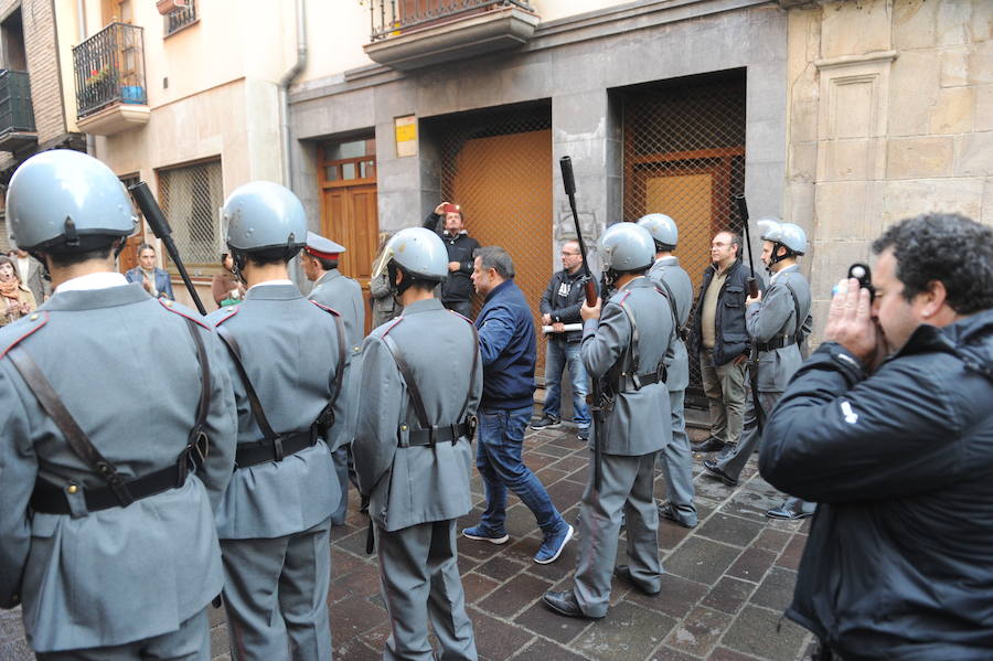 Rodaje de las secuencias más multitudinarias de ‘Vitoria, 3 de marzo’