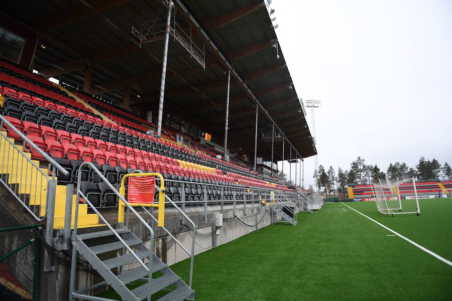 El Östersunds ya lo tiene todo preparado para recibir a los leones el jueves en el partido de la UEFA Europa League.