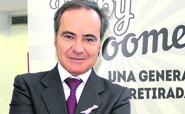 José Ramón Mínguez, ayer en el Europa. 
