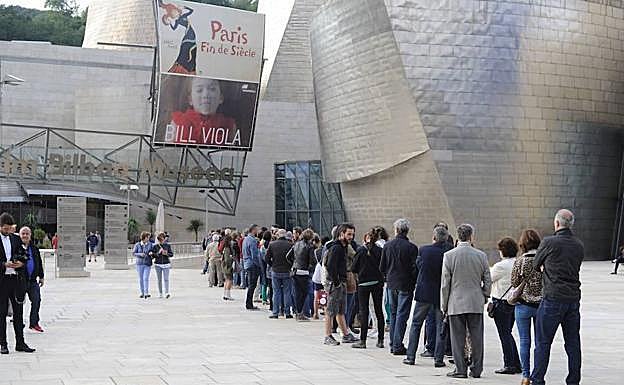 Entrada al Guggenheim.