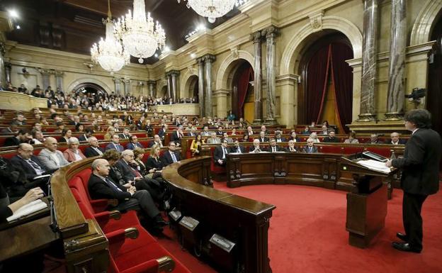 El Parlament de Cataluña.