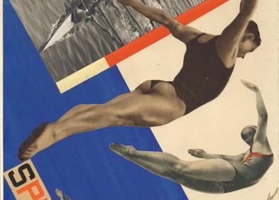 Imagen secundaria 1 - VI. Lenin proclama el poder soviético. Vladimir Serov, 1954 / Cartel Spartakiada. G. Klutsis, 1928 / Monumento a la III Internacional. V. Tatlin 1919-20. 