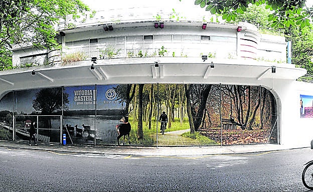 La estación Goya, en la que se proyecta instalar la nueva oficina de turismo y una tienda a nivel de calle y el centro Schommer en la primera planta.
