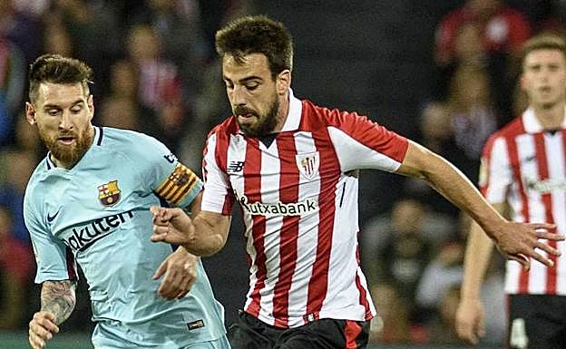 Beñat, en el partido contra el Barcelona.