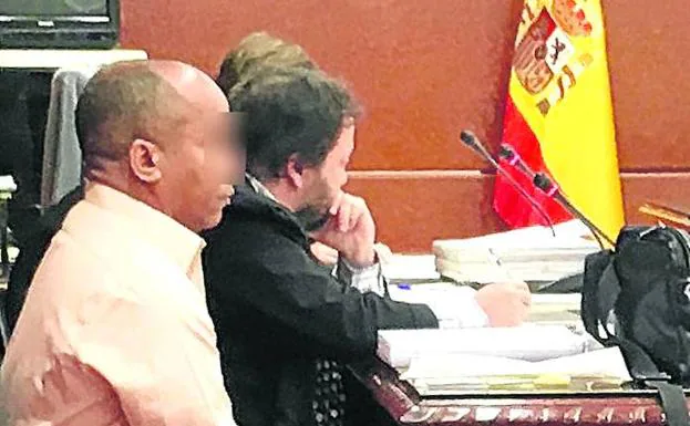 El acusado, durante una de las sesiones del juicio.