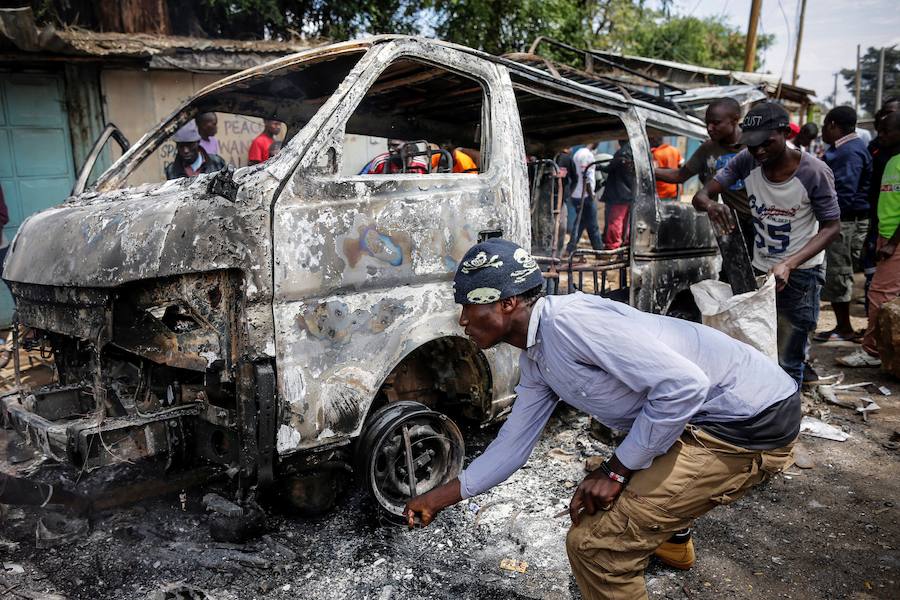 Enfrentamientos entre seguidores de la oposición y del presidente electo en Kenia