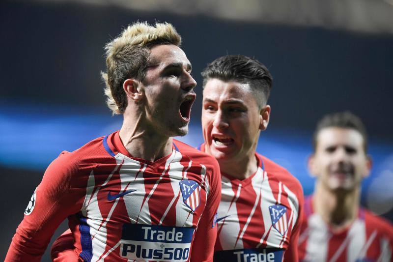 Las mejores imágenes del partido de la quinta jornada de la fase de grupos entre el Atlético y la Roma, en el Wanda Metropolitano