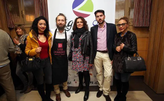 Ángela Laureano, Carlos Sánchez, Yolanda Lozano, Diego Hernandez y Blanca Arcos.