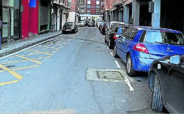  Vista del primer tramo de la calle San Jerónimo que se reformará. 