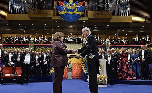 Entrega del Premio Nobel.