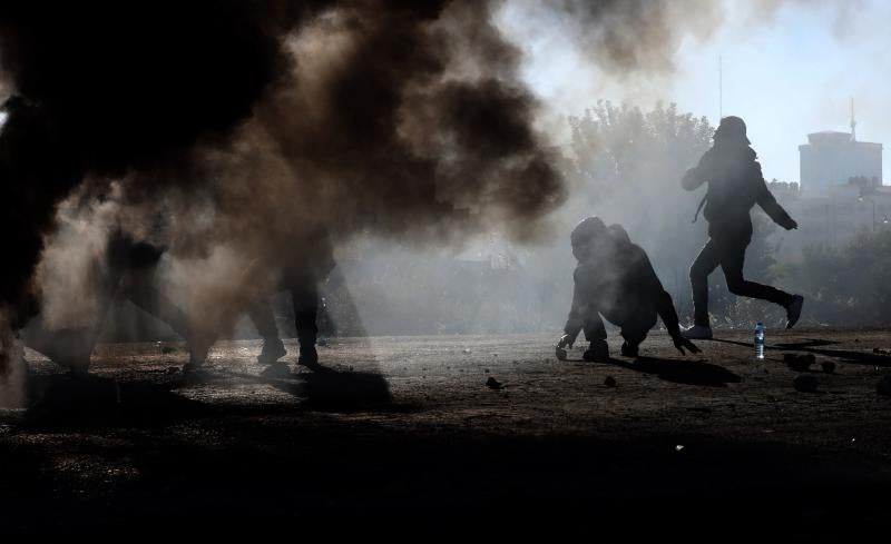 Miles de personas de Cisjordania y Gaza salen a protestar la decisión de Donald Trump de reconocer a Jerusalén como la capital israelí