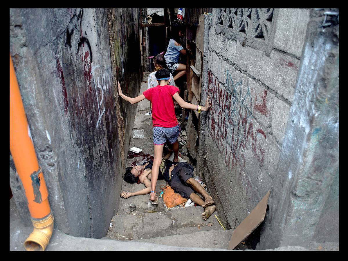 Marzo 2017. El cadáver de Valien Mendoza, sospechoso de traficar con drogas y armas en Manila.