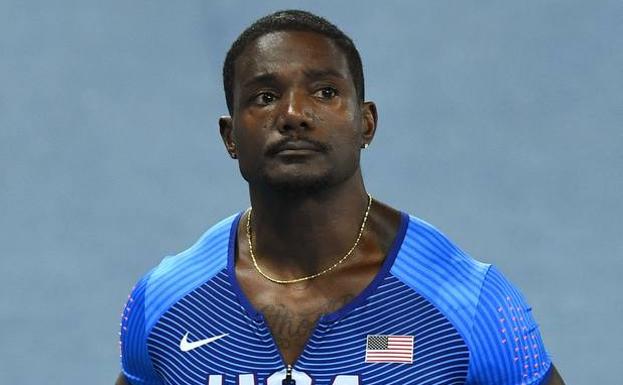 Justin GAtlin, en una competición. 