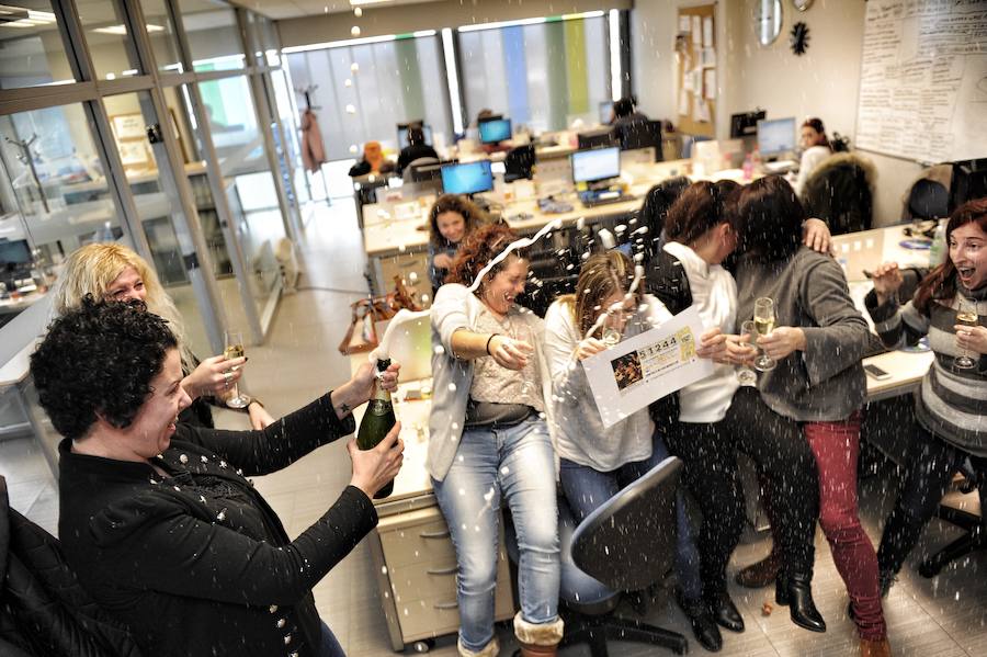 El segundo premio de la Lotería de Navidad sonríe a Álava y de rebote