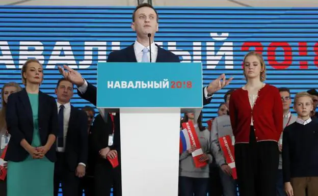 El opositor ruso Alexéi Navalni.
