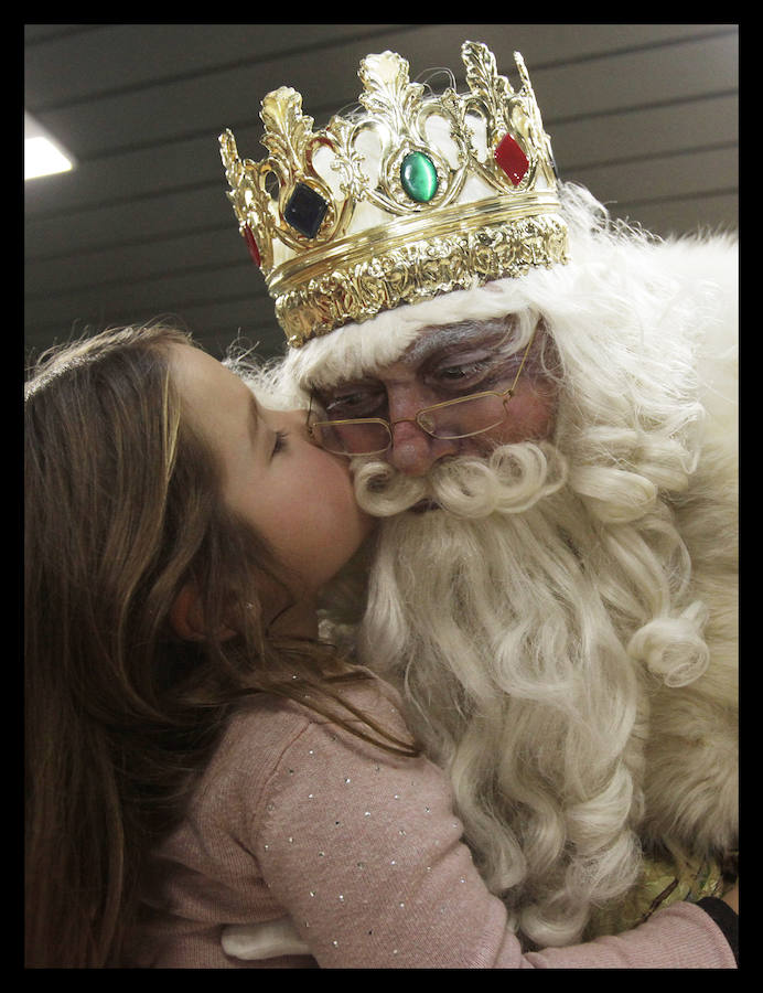 En Gernika también recibierona los Reyes Magos.