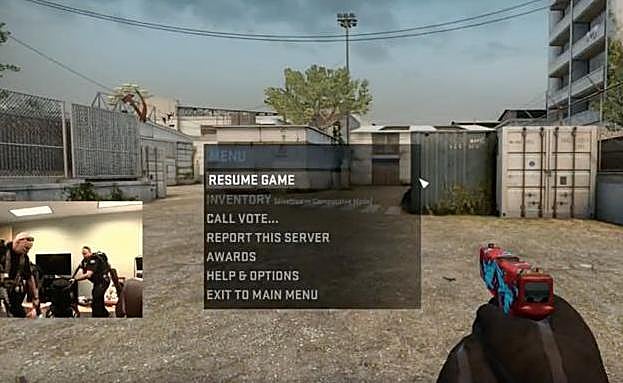 Imagen de la detención de Jordan Mathewson en directo. 