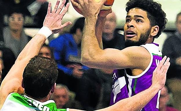 Wintering, en un lance del encuentro de anoche. 