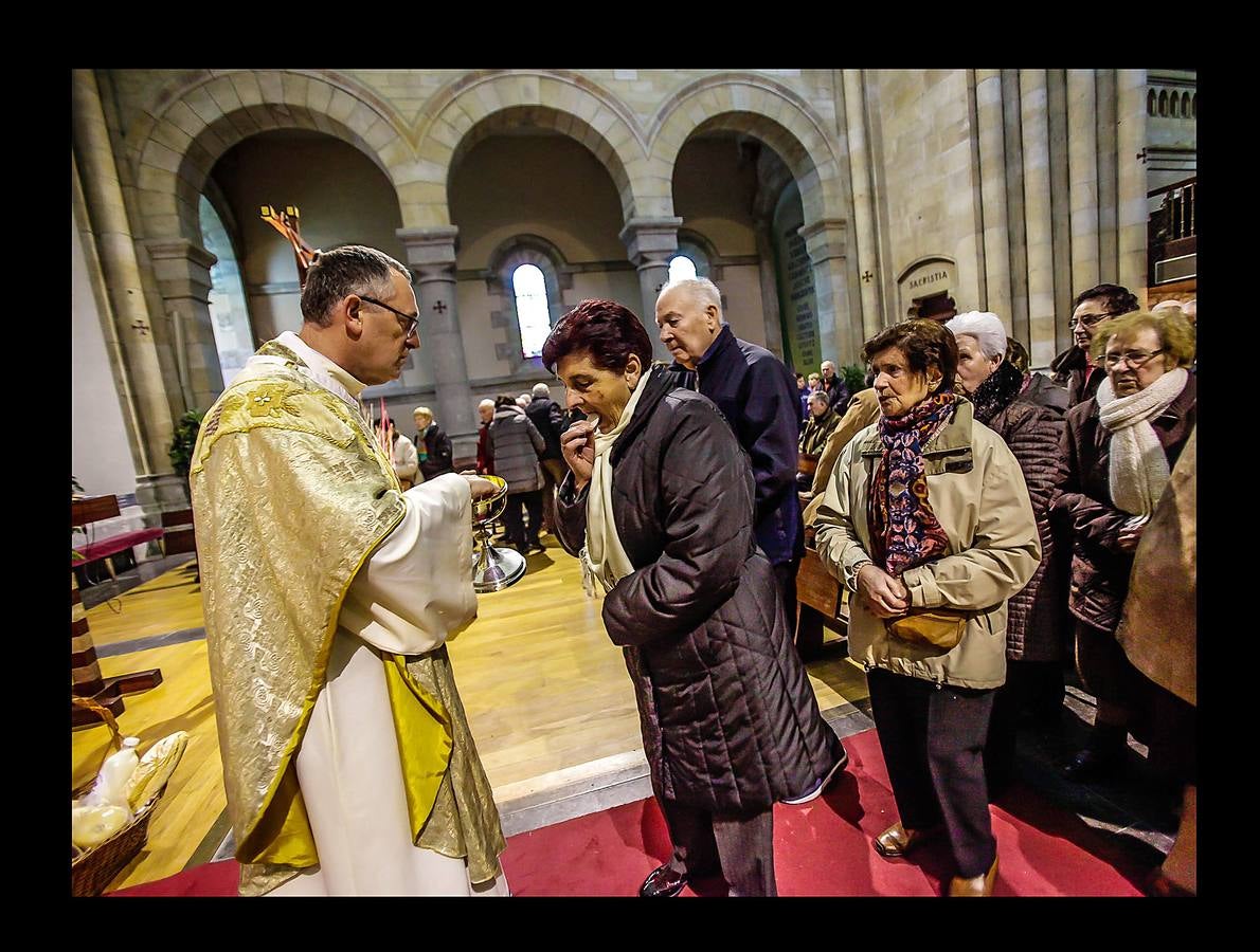 El Santuario de la localidad vizcaína ha celebrado hoy la festividad de su patrón 