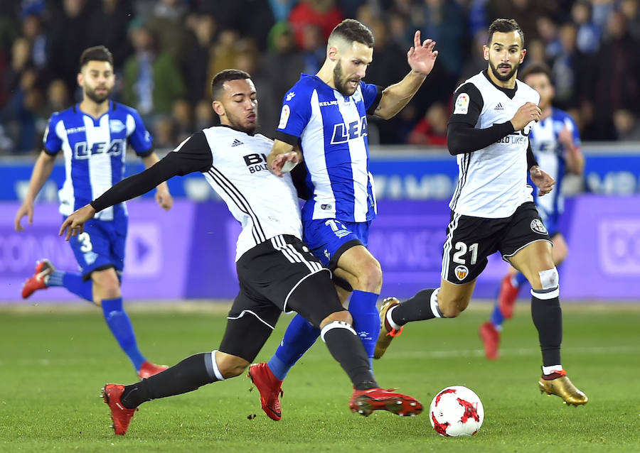 El estadio de Mendizorroza ha albergado este miércoles el partido de vuelta de los cuartos de final de la Copa del Rey 2017-2018