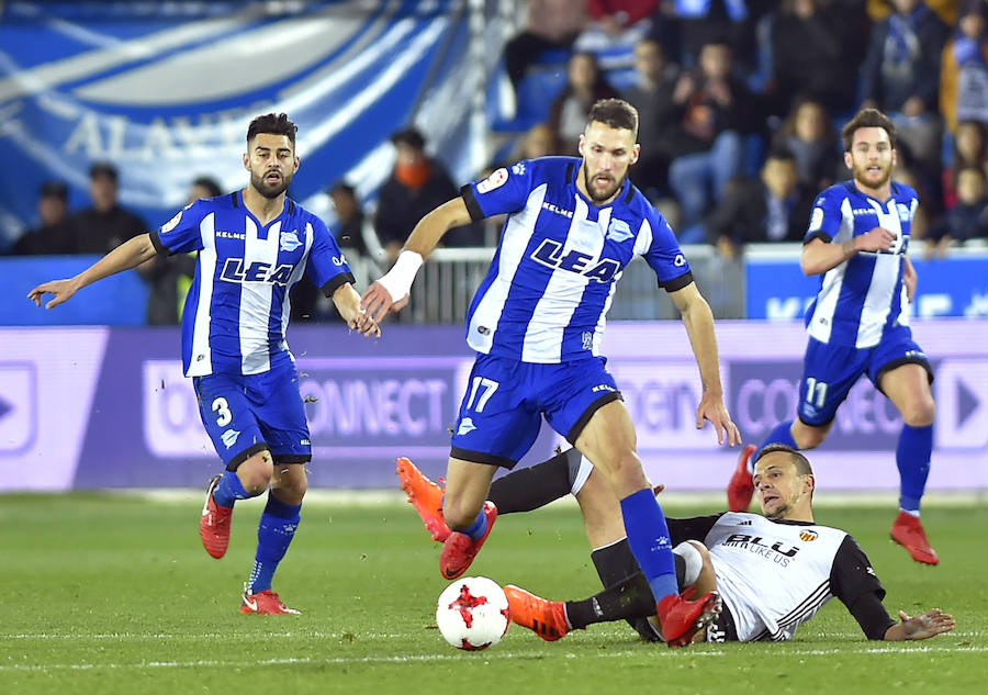 El estadio de Mendizorroza ha albergado este miércoles el partido de vuelta de los cuartos de final de la Copa del Rey 2017-2018