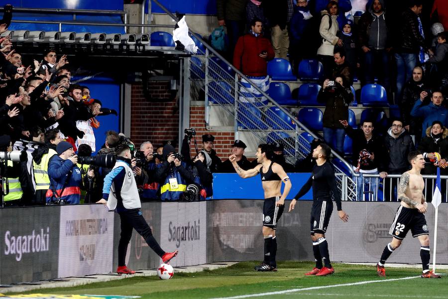 El estadio de Mendizorroza ha albergado este miércoles el partido de vuelta de los cuartos de final de la Copa del Rey 2017-2018