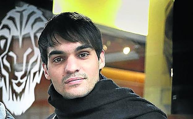 Eneko Sagardoy, ayer en Bilbao.