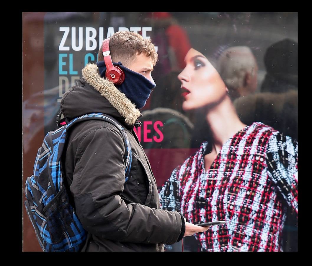 Fotos: frío y nieve en Euskadi