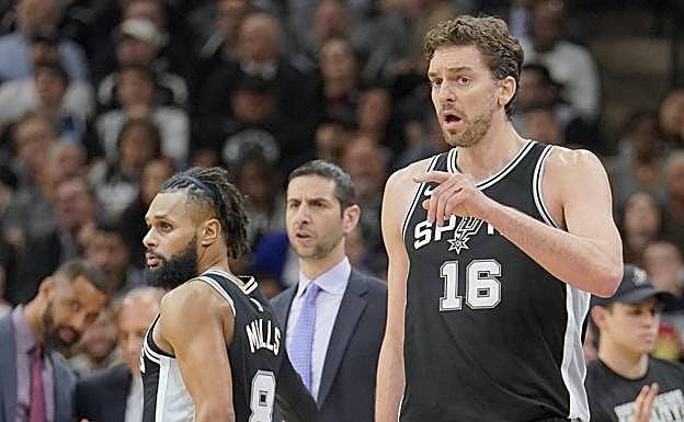 Pau Gasol capturó 11 rebotes. 