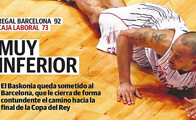 Recorte de la página publicada por EL CORREO.