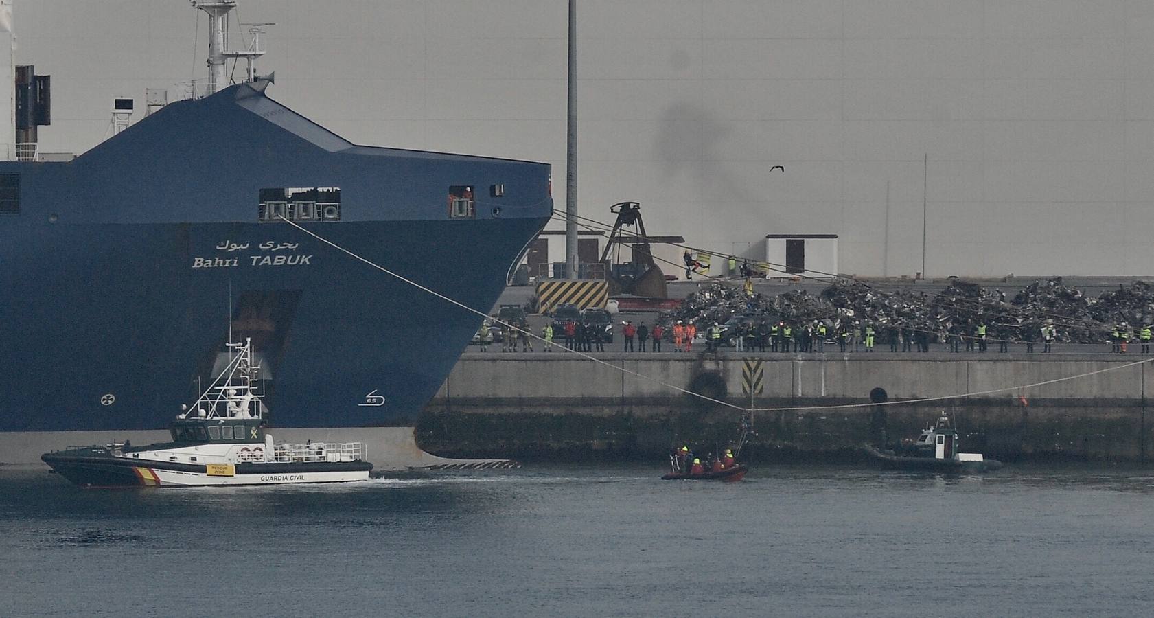 Protesta de Greenpeace en el Puerto de Bilbao