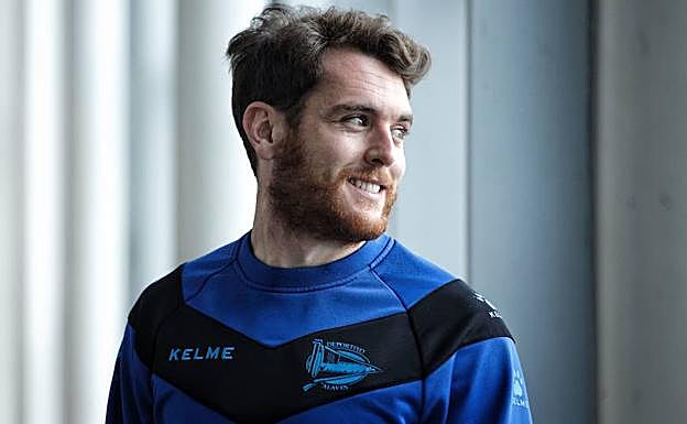 Ibai Gómez posa durante una entrevista con EL CORREO.