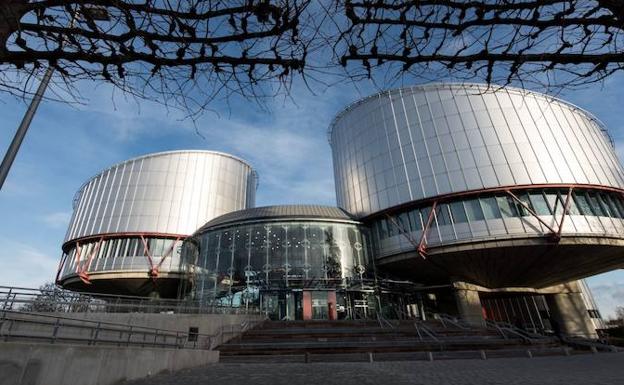 Vista exterior del Tribunal Europeo de Derechos Humanos de Estrasburgo.
