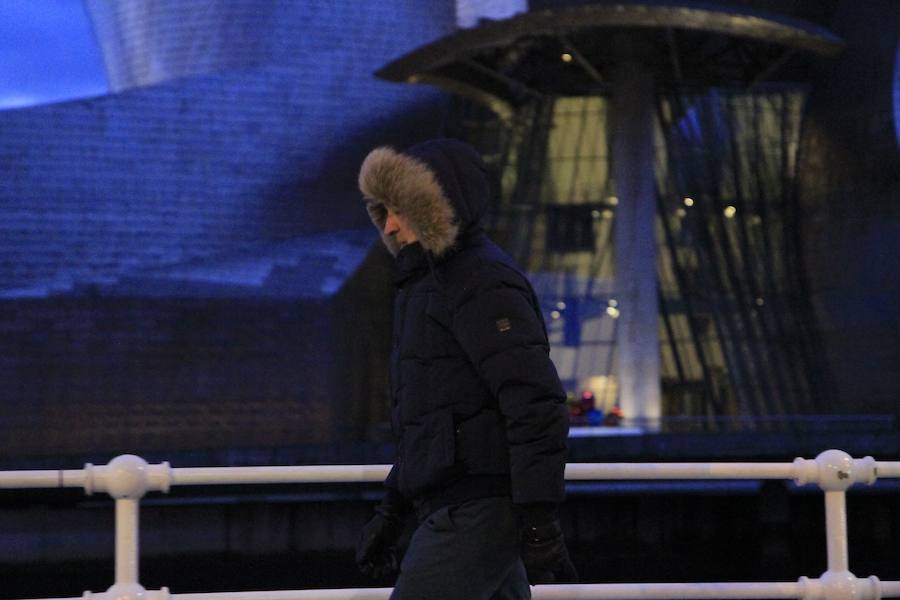 Bilbao ha registrado una mínima de -1º y el el monte Oiz se han alcanzado los -10º