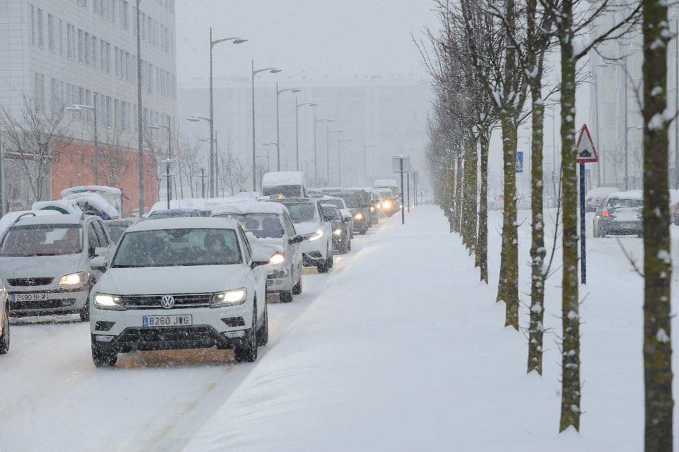 Fotos: Álava despide febrero bajo la nieve