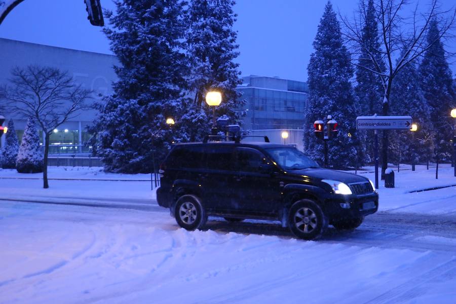 Fotos: Álava despide febrero bajo la nieve