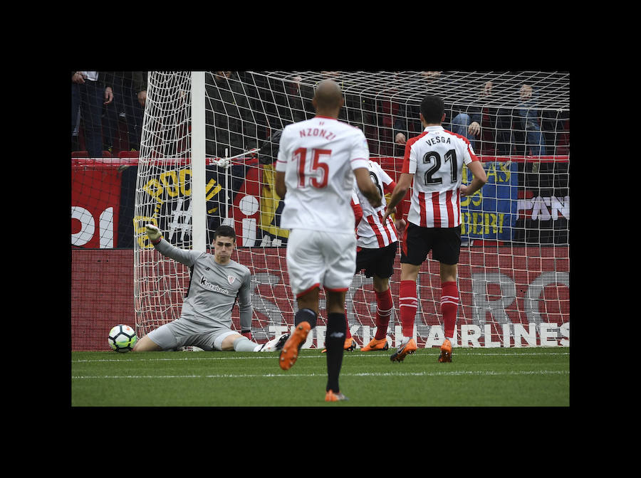 Fotos: Las mejores imágenes del Sevilla - Athletic de LaLiga 2017-18