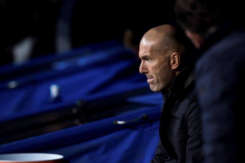 Zinedine Zidane, durante un partido esta temporada