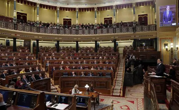 Comparecencia de Mariano Rajoy en el Congreso.