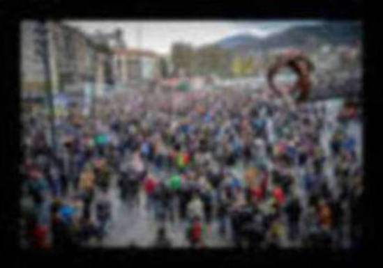 Fotos: Multitudinaria manifestación en Bilbao por unas «pensiones dignas»