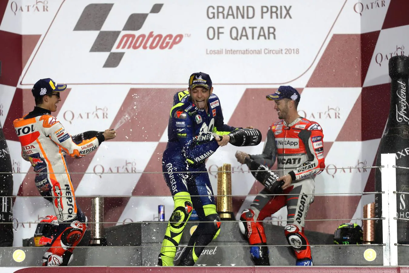 El Mundial de MotoGP ha comenzado con el GP de Catar en el circuito de Losail.