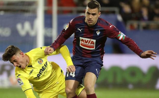 Dani García, en un partido contra el Villarreal.