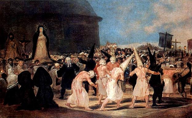'Procesión de flagelantes', de Franciso de Goya. 